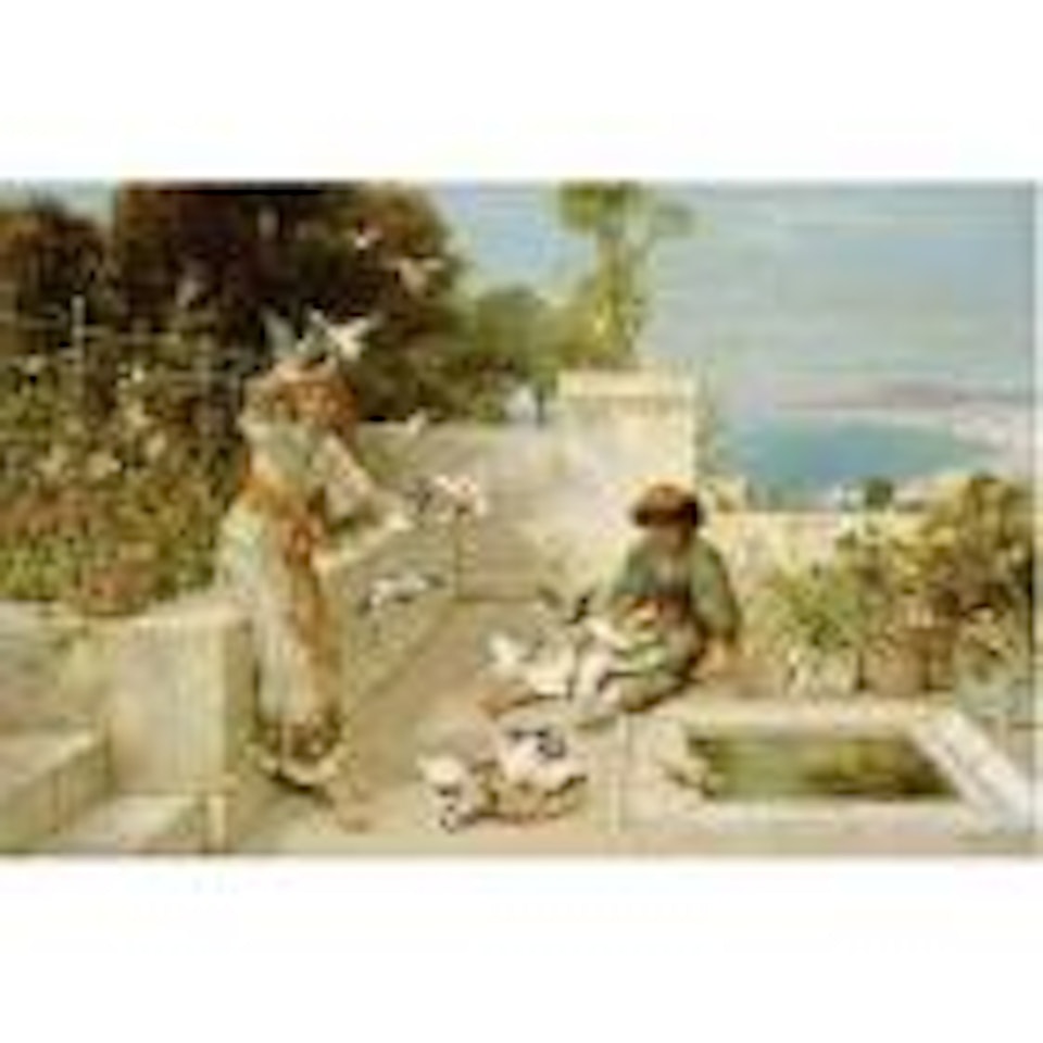 Feeding the birds by William Stephen Coleman