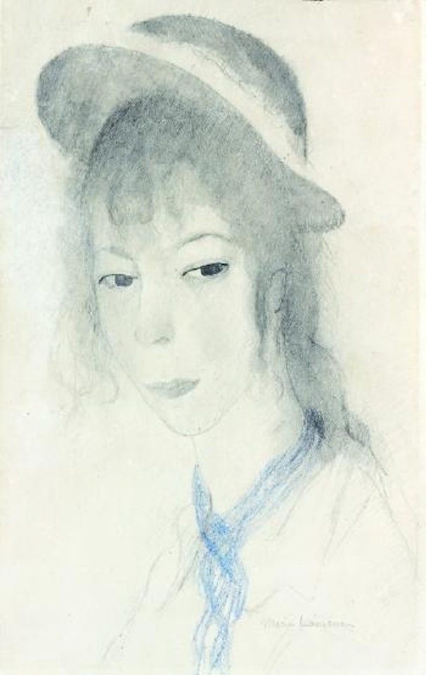 Portrait de femme en buste by Marie Laurencin