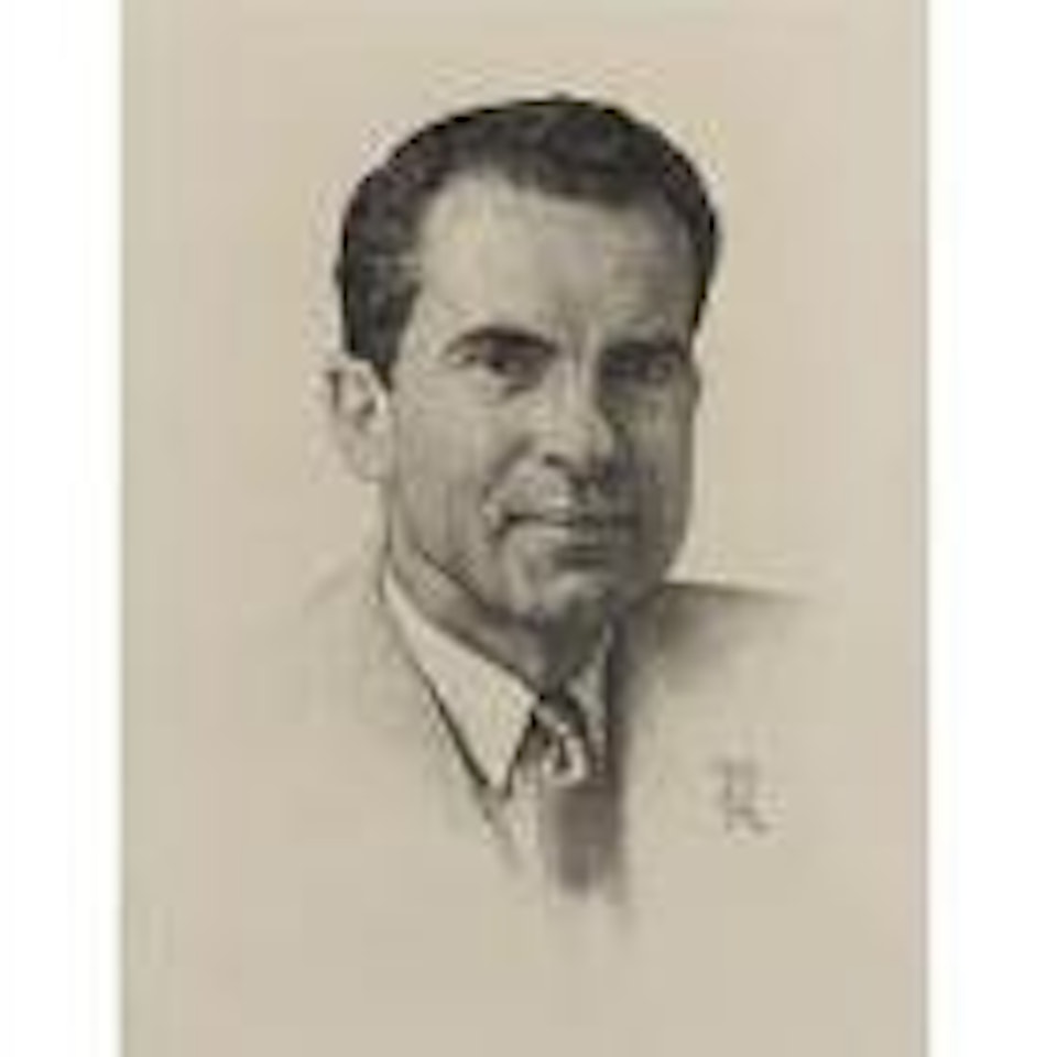 Portrait of Richard Nixon by Norman Rockwell