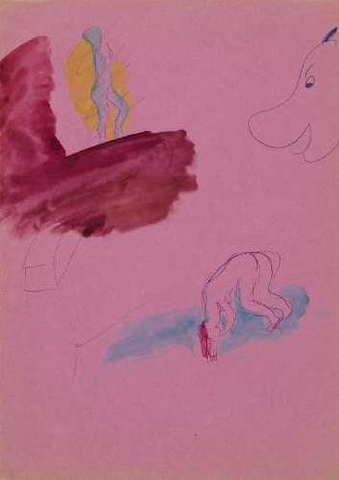 Ohne Titel (Schnabeltier) by Sigmar Polke