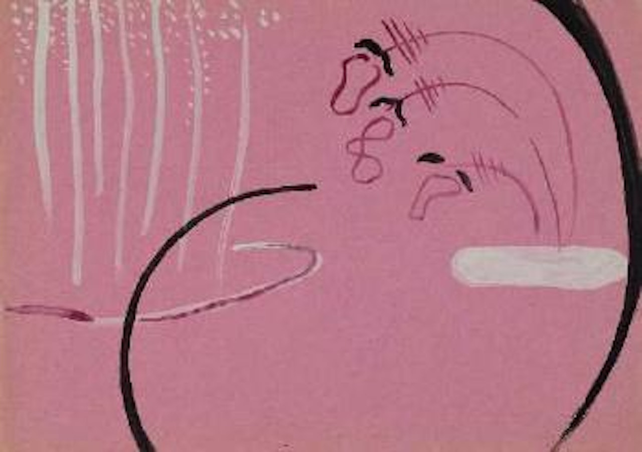 Ohne Titel (Floral Motive) by Sigmar Polke