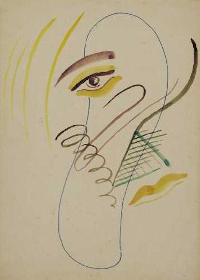 Ohne Titel (Mit Auge) by Sigmar Polke