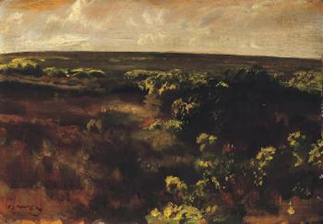 Gorse, Withypool Hall by Alfred James Munnings