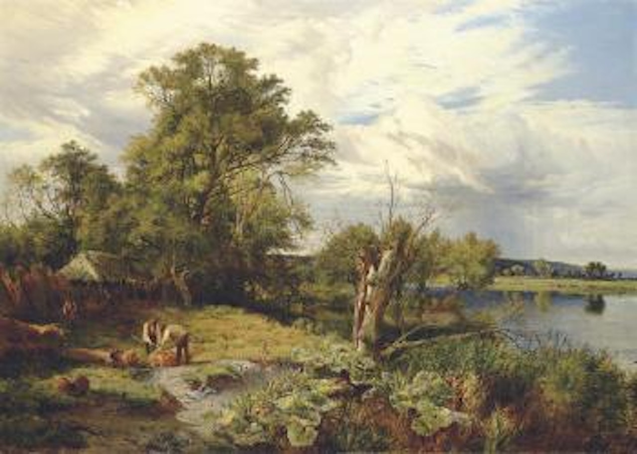 The Thames, near Pangbourne by Sidney Richard Percy