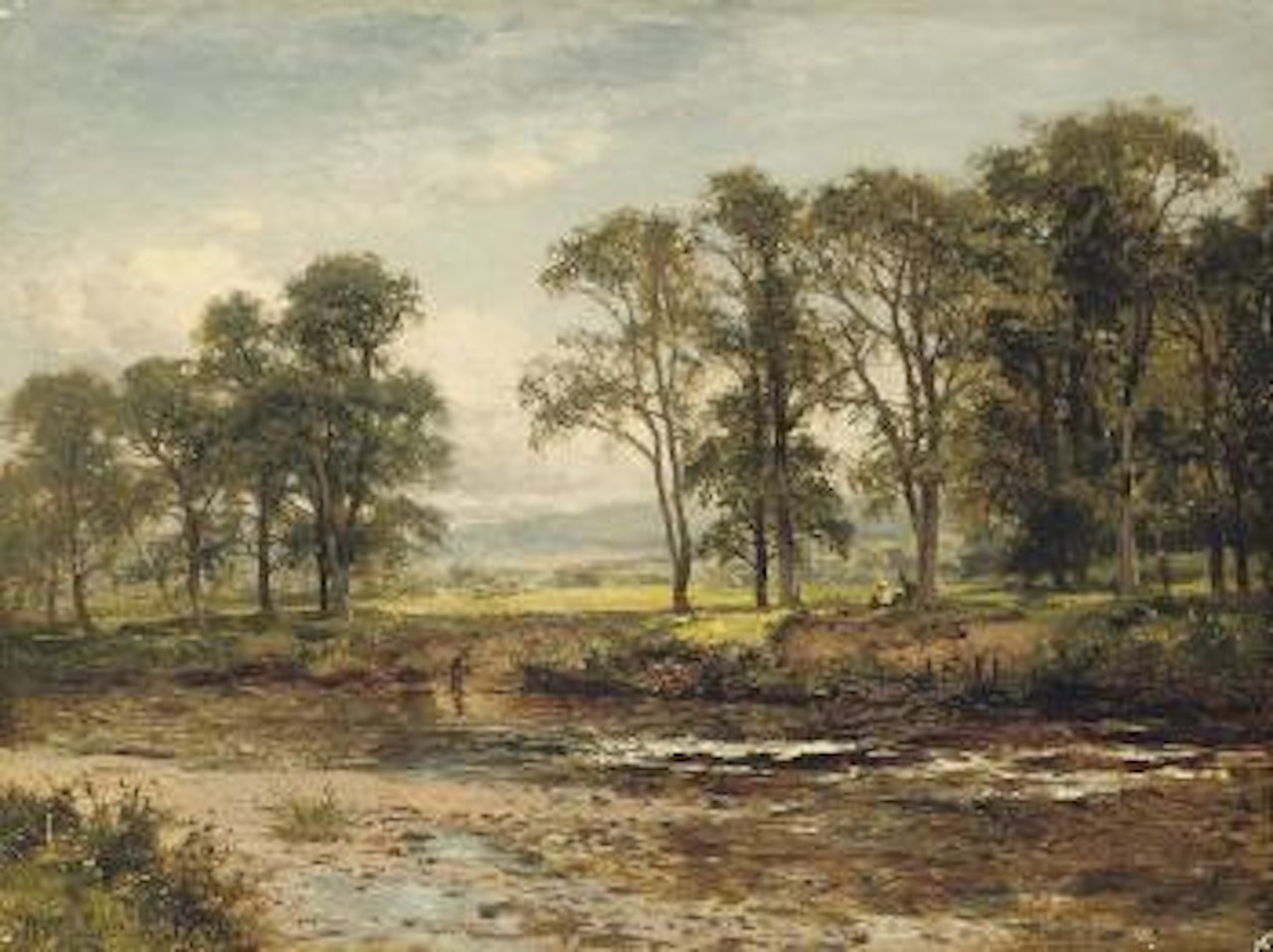 On the Conway near Betws-y-Coed by Benjamin Williams Leader