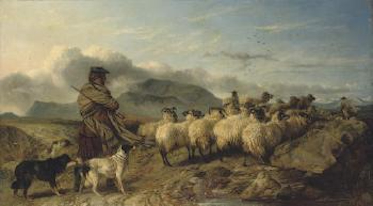 A view in the Grampians by Richard Ansdell