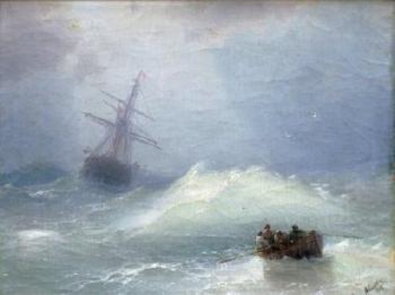 Marine by Ivan Konstantinovich Aivazovsky