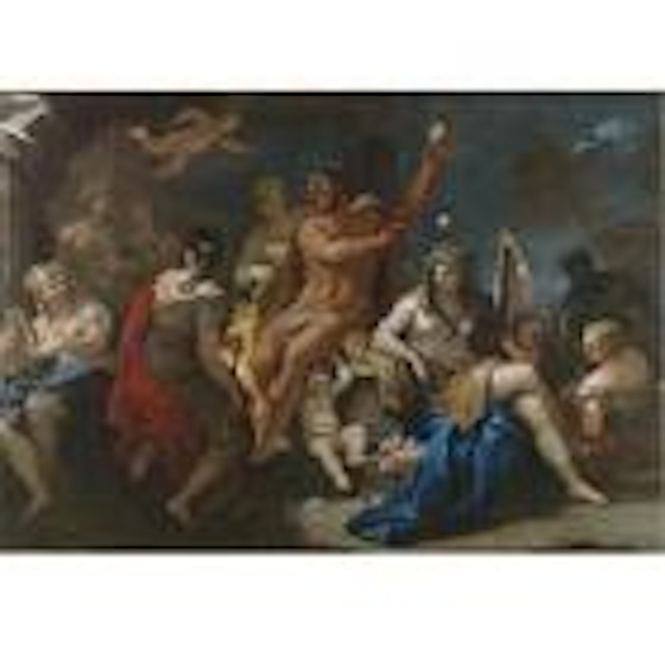 Hercules and Omphale by Circle of Luca Giordano
