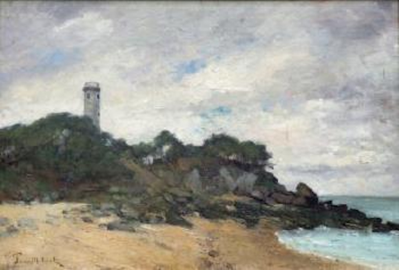Le phare, Noirmoutier, Vendee by Paul Désiré Trouillebert