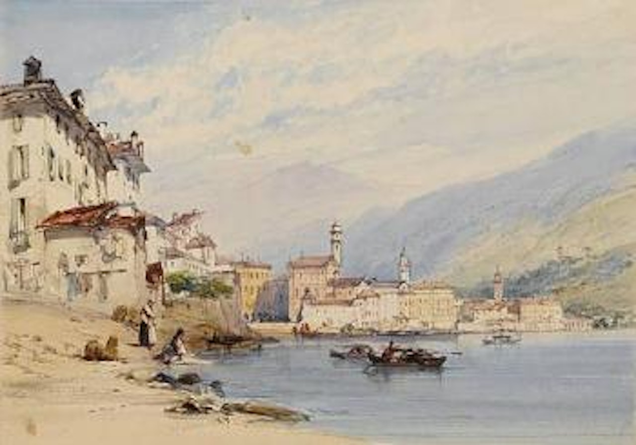 An Italian Lake by William Callow