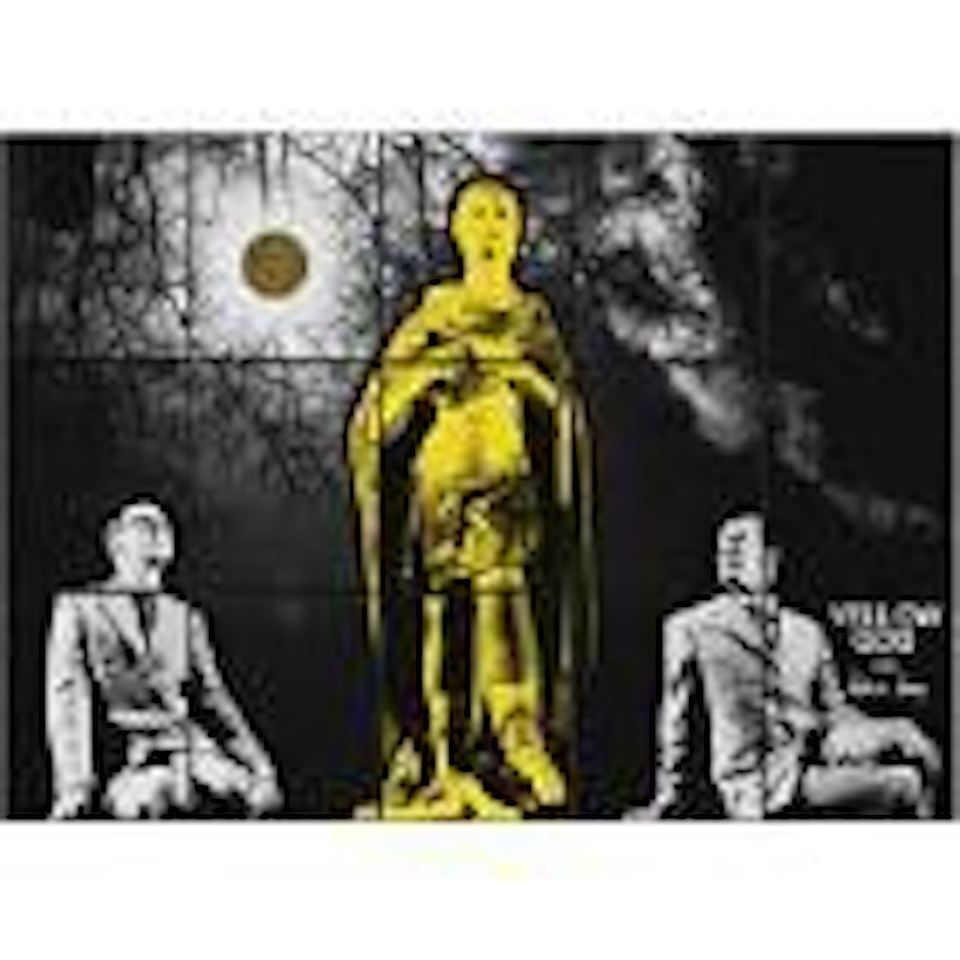 Yellow god by Gilbert & George