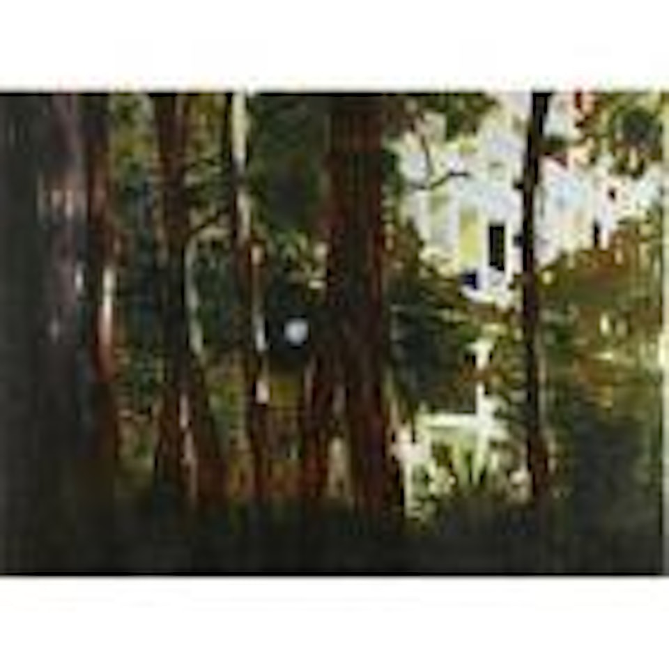 Concrete cabin by Peter Doig