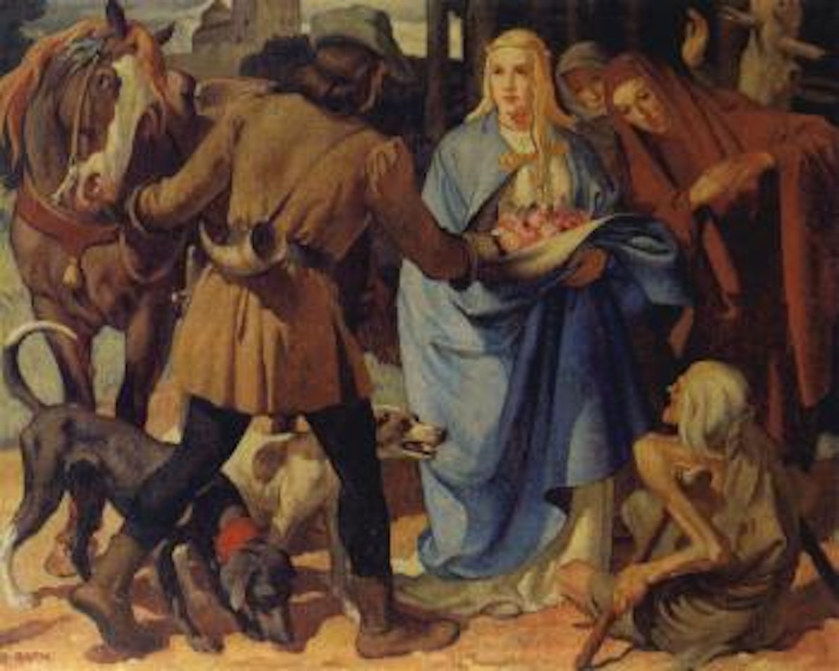 Heilige Elisabeth by Norbertine Bresslern-Roth