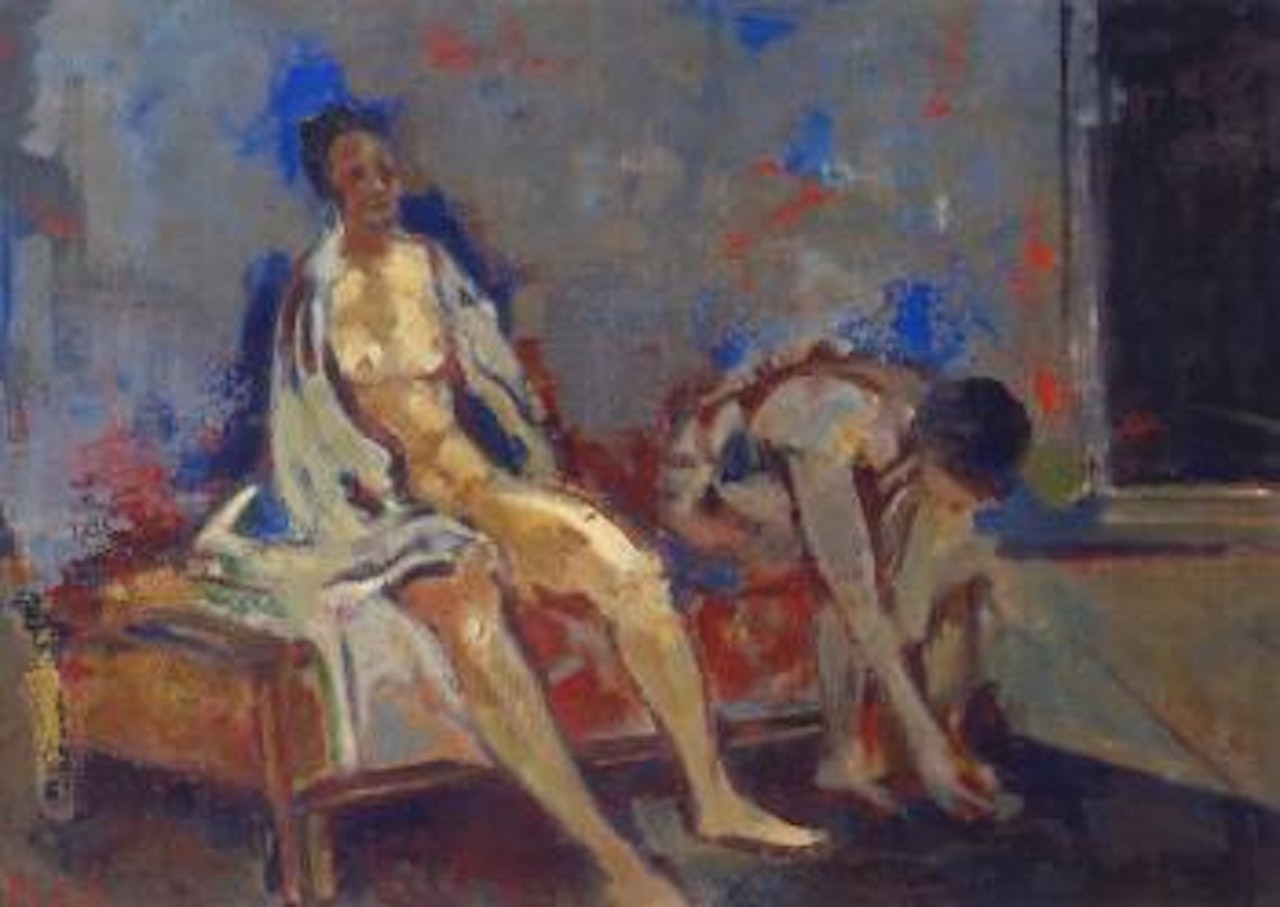 Sitzende Frauen by Joseph Floch