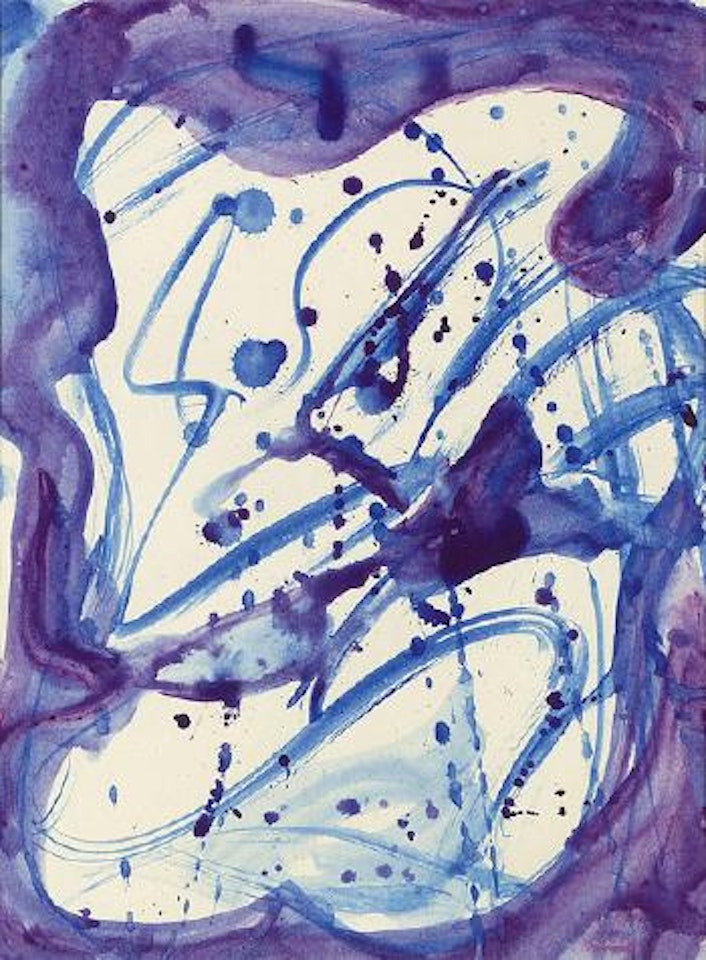 Female Nude by Sam Francis