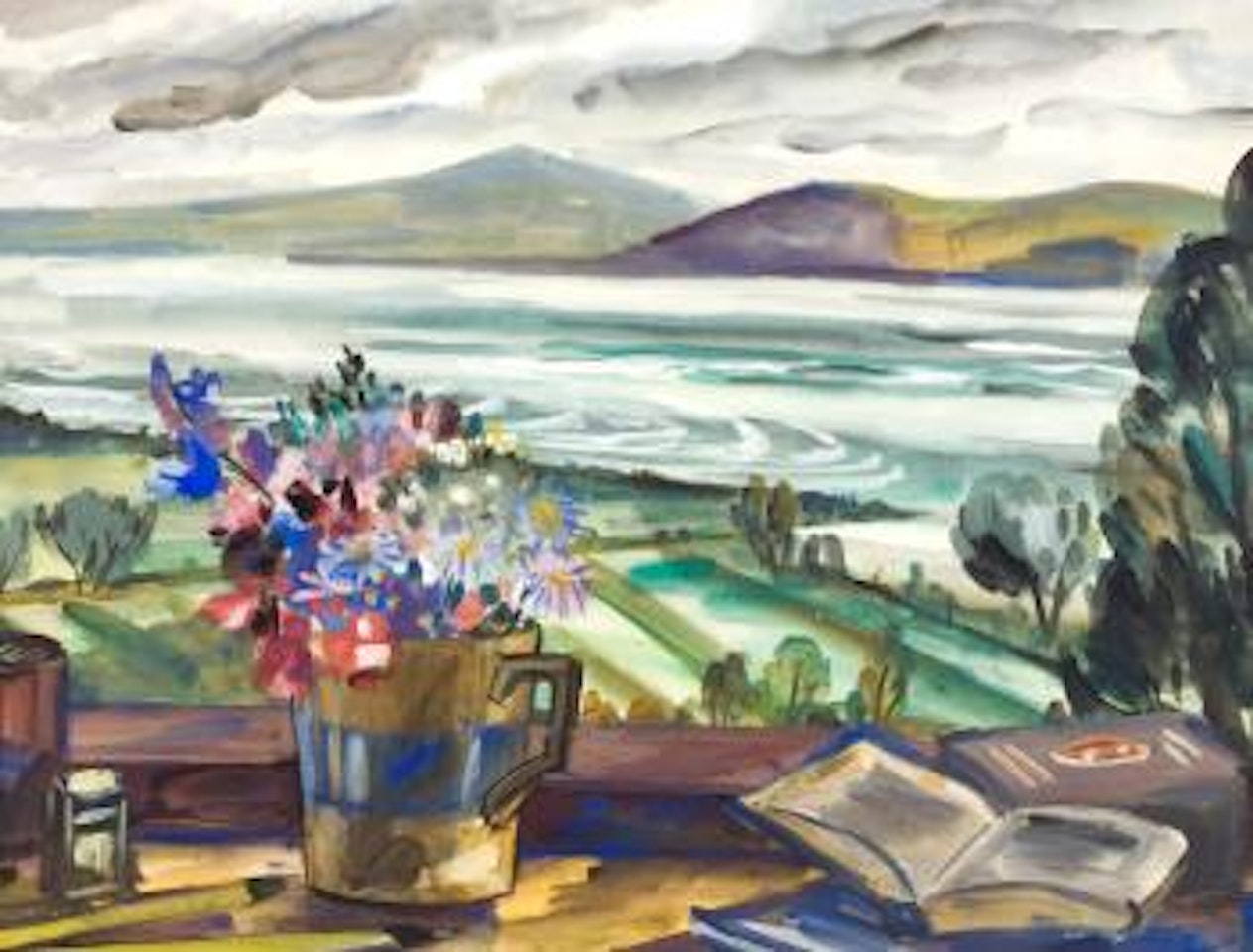 View through a window by Norah McGuinness