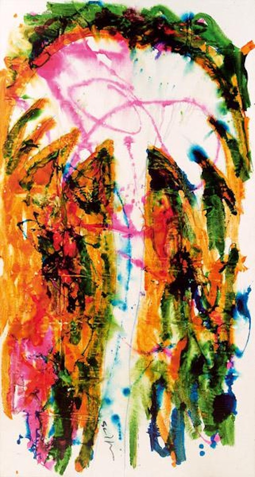 Ohne Titel (Palme) by Mario Schifano