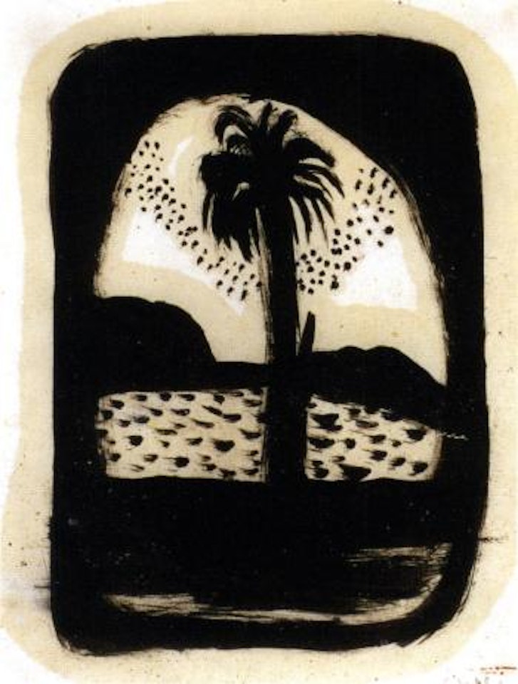 Drawing for James K. Baxter's The Wild Bees by Colin Mccahon
