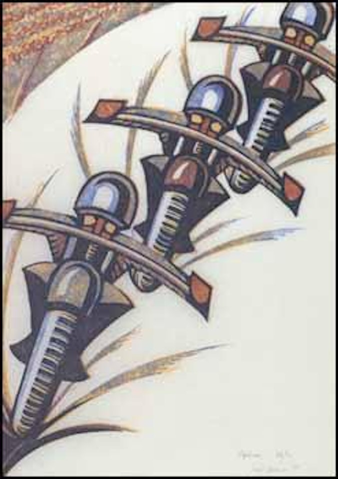 Speedway by Sybil Andrews