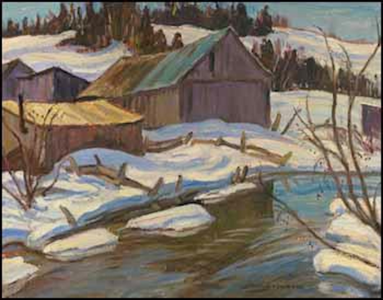 Farm, Montpelier, Quebec by Alexander Young Jackson