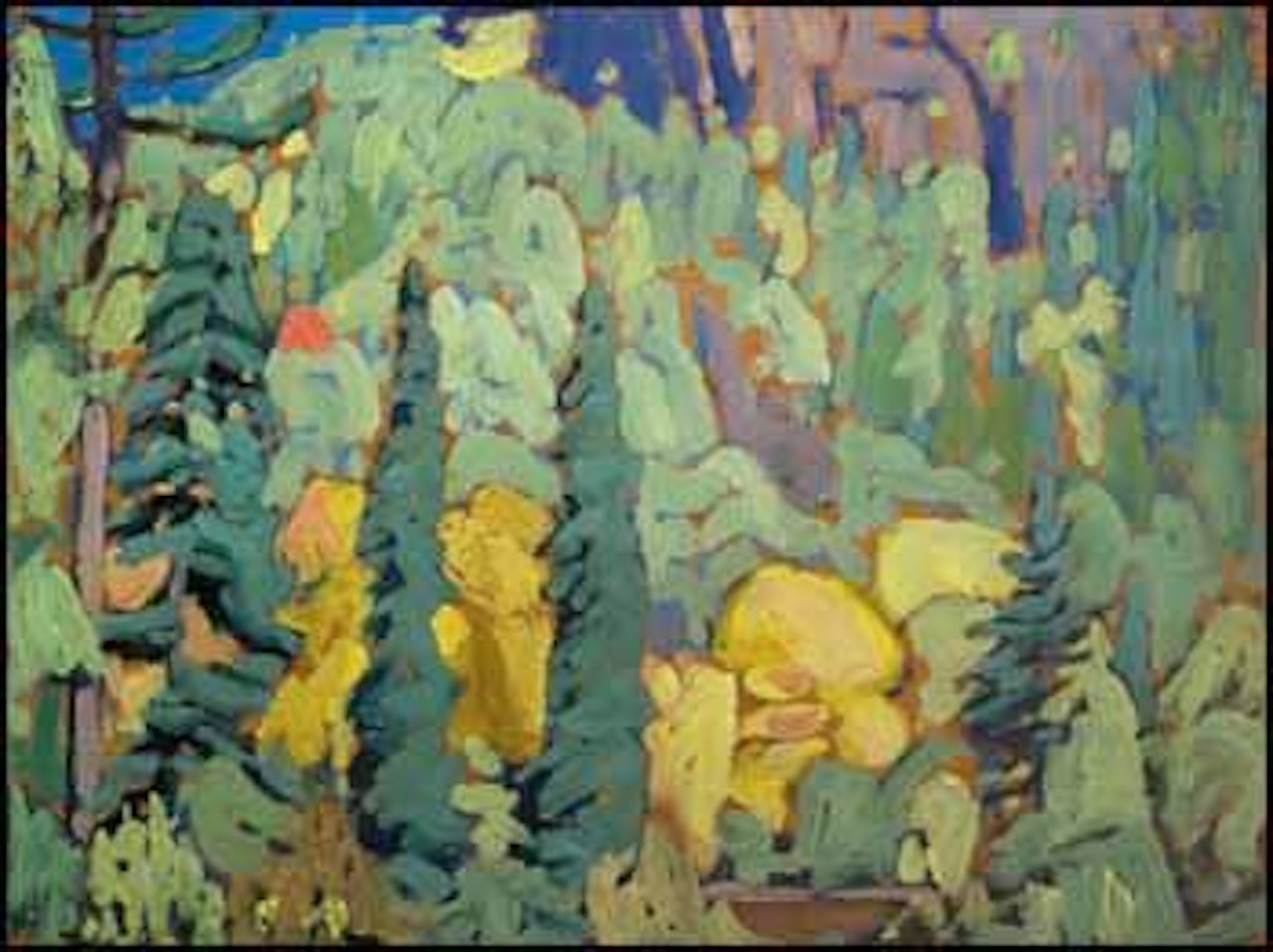 In the Agawa Valley, Algoma Sketch V by Lawren Stewart Harris
