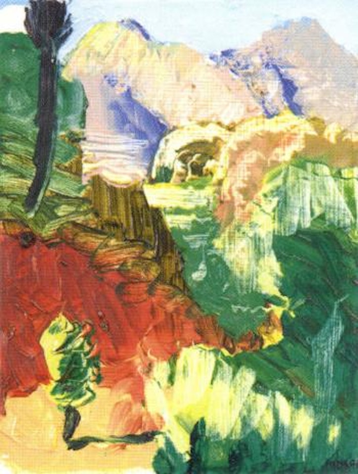 View from Taranaki studio by Michael Smither