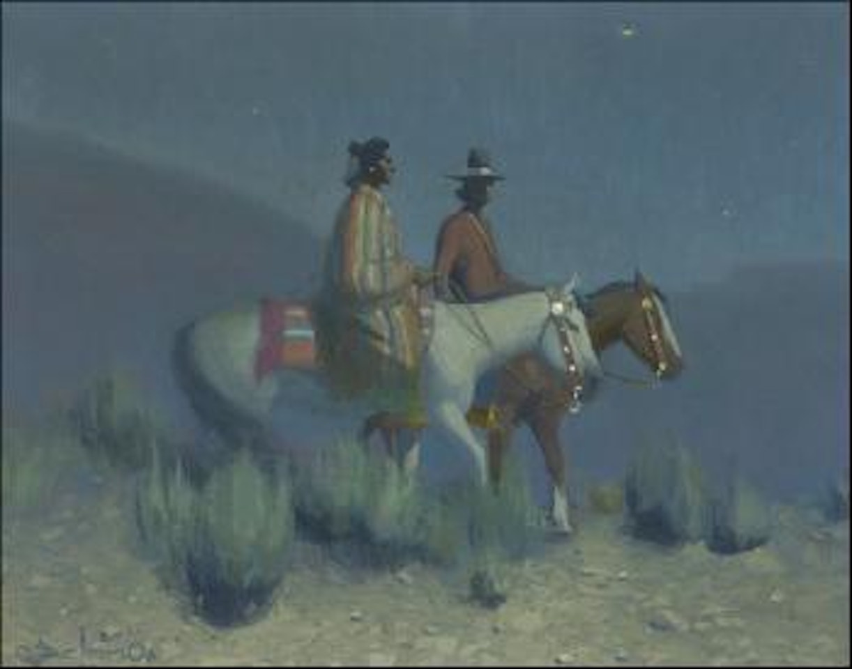 Navajo night by Gerard Curtis Delano