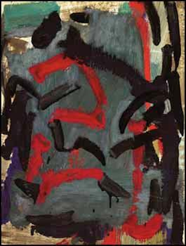 Òu sont les belles ombres by Jean-Paul Riopelle