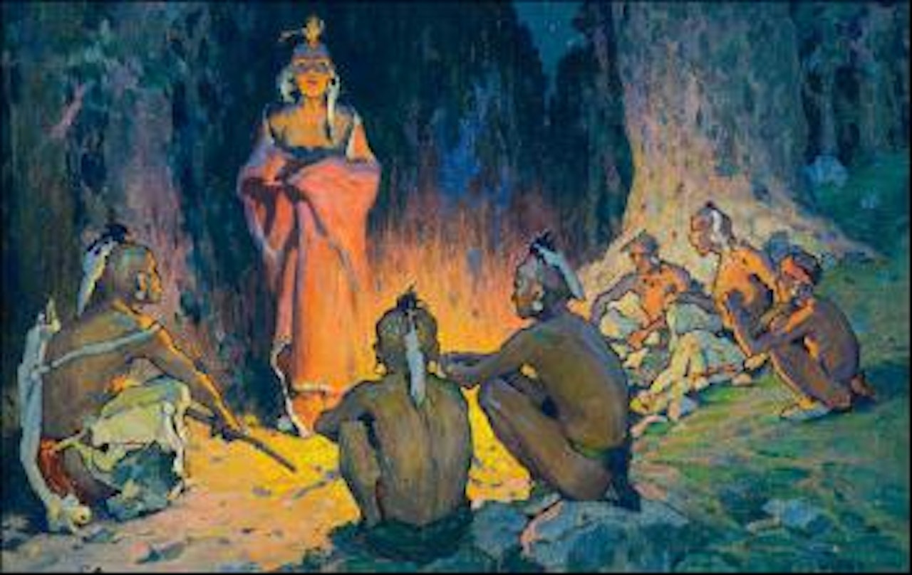 The speaker by E. Irving Couse