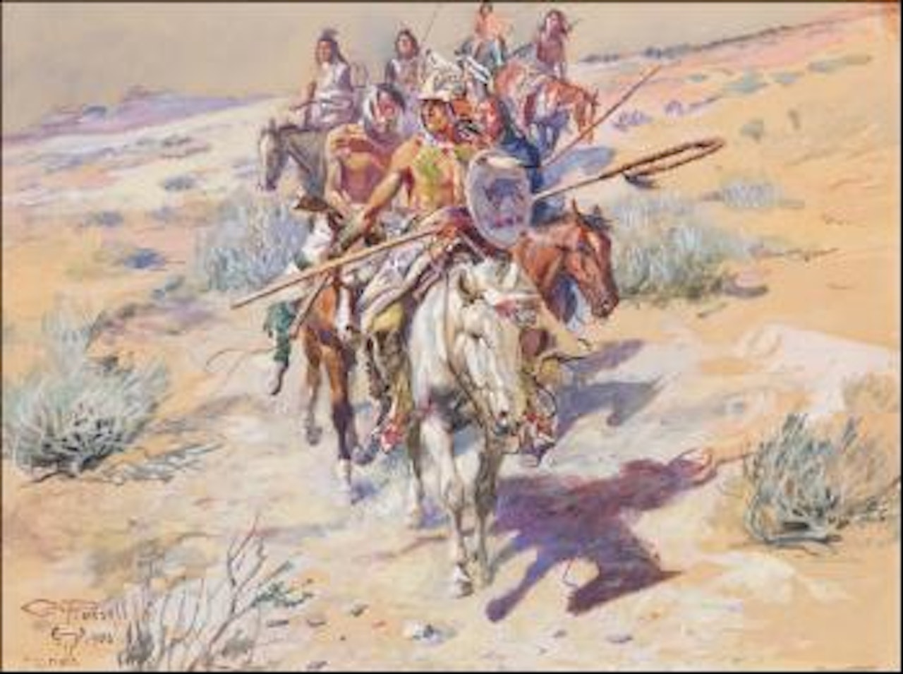 Return of the warriors by Charles M Russell