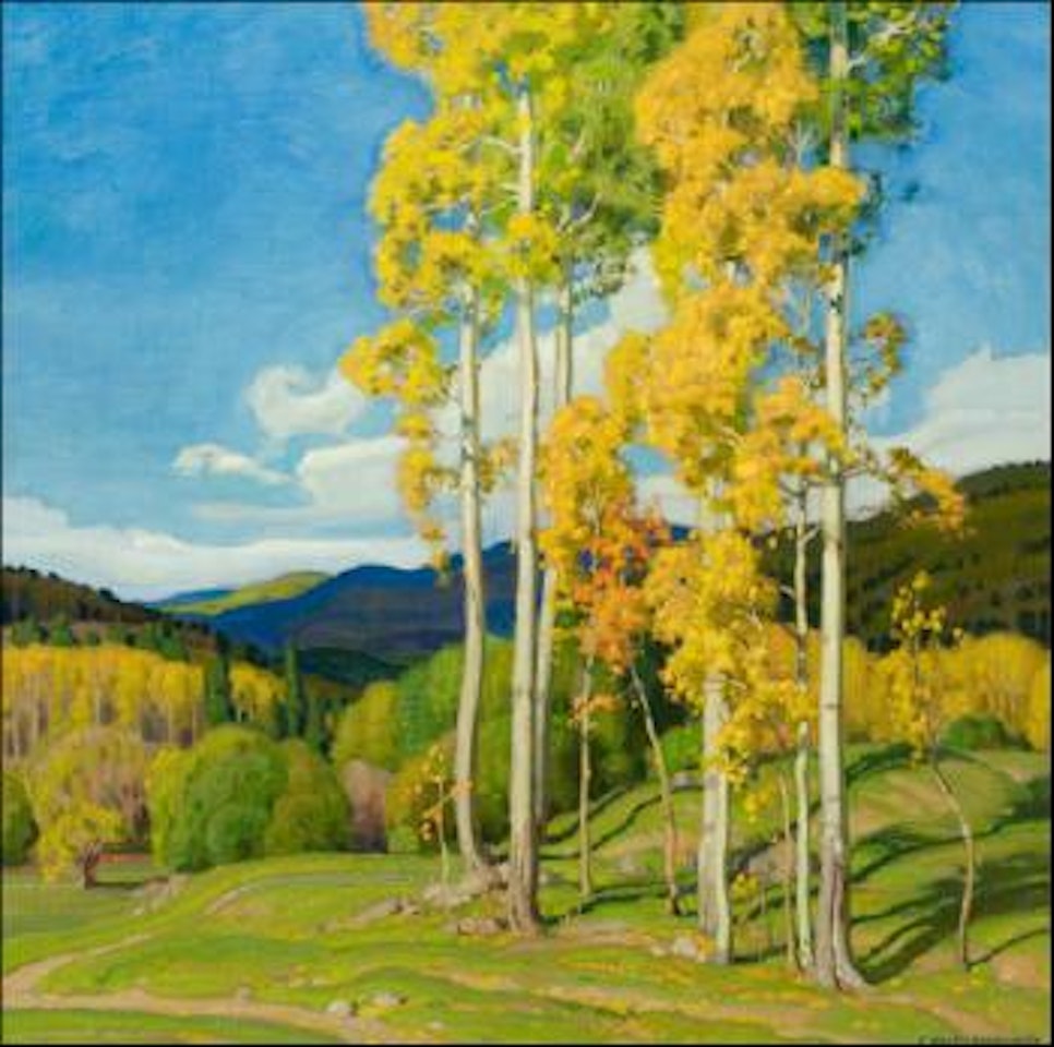 Aspen vista by Ernest Martin Hennings