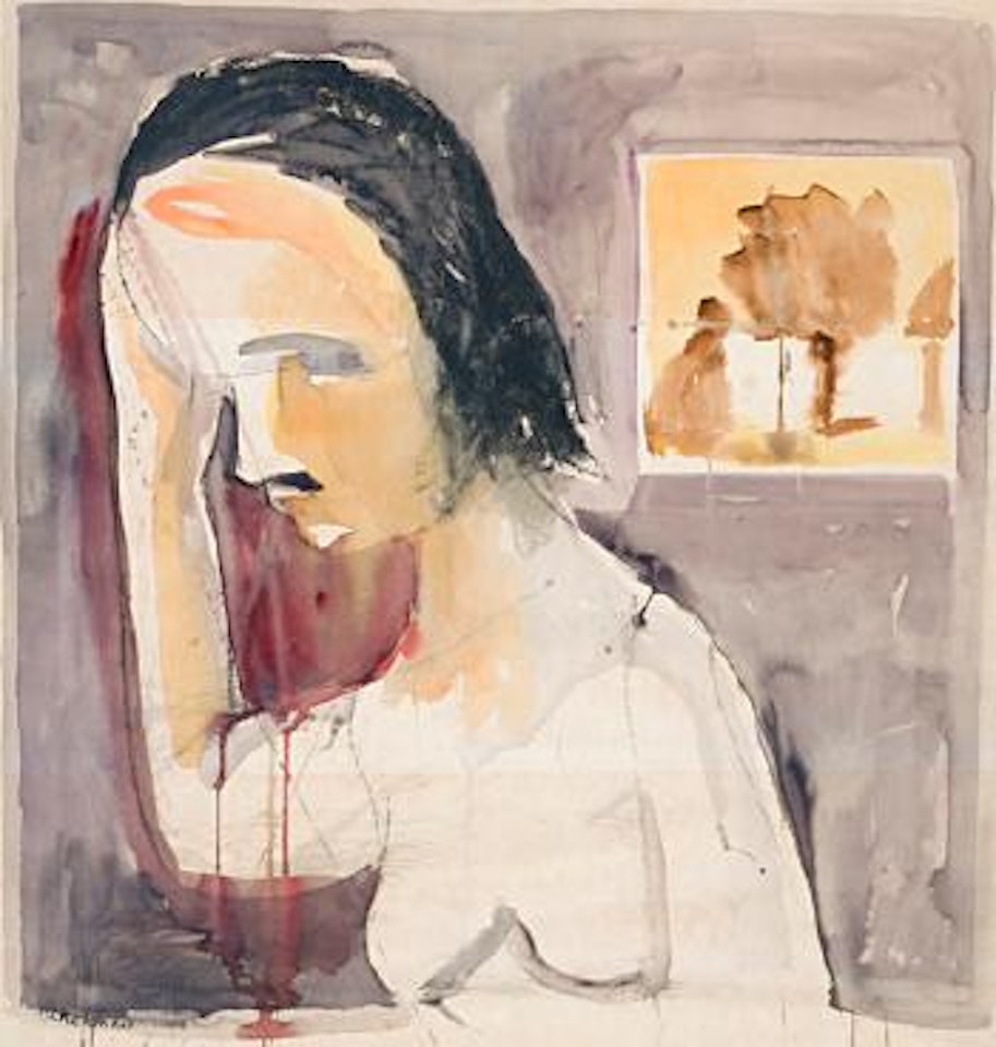 Interior with Figure by Charles Blackman