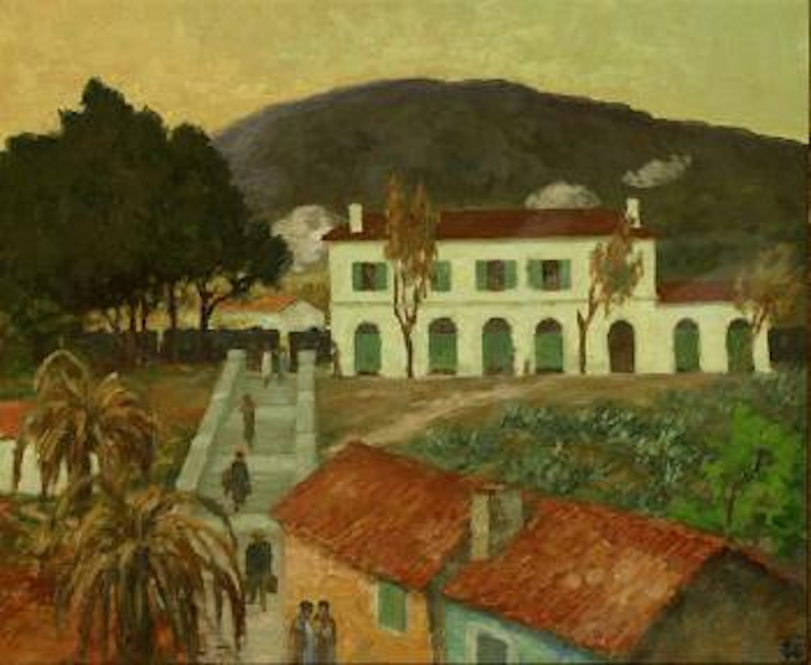 Railway Station, Bandol by Rupert Charles Wulsten Bunny