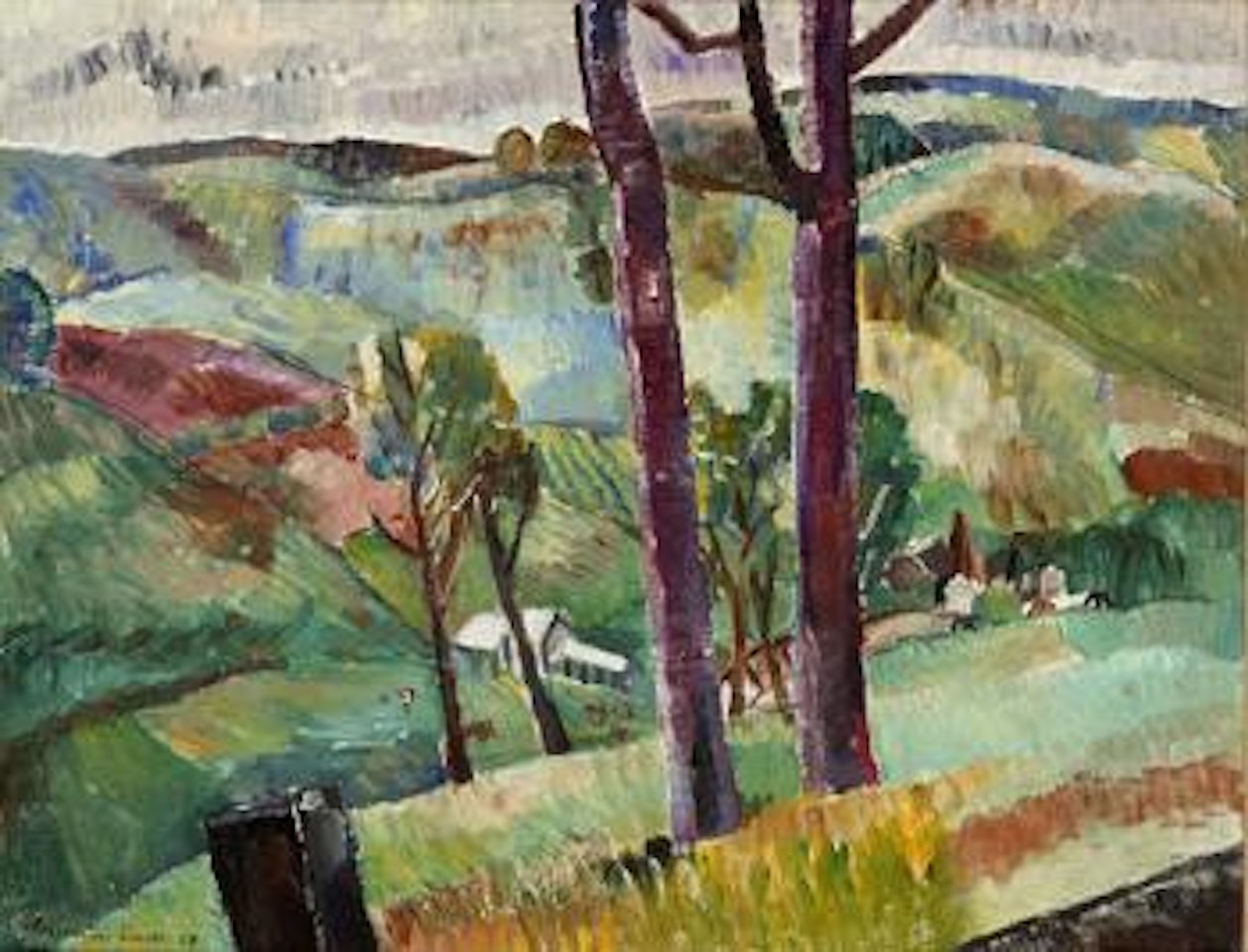 Valley Farm by Grace Cossington Smith