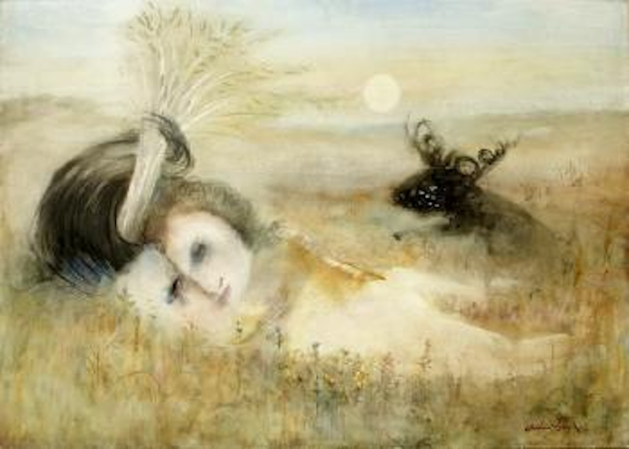 Lovers in a Landscape by Arthur Merric Bloomfield Boyd