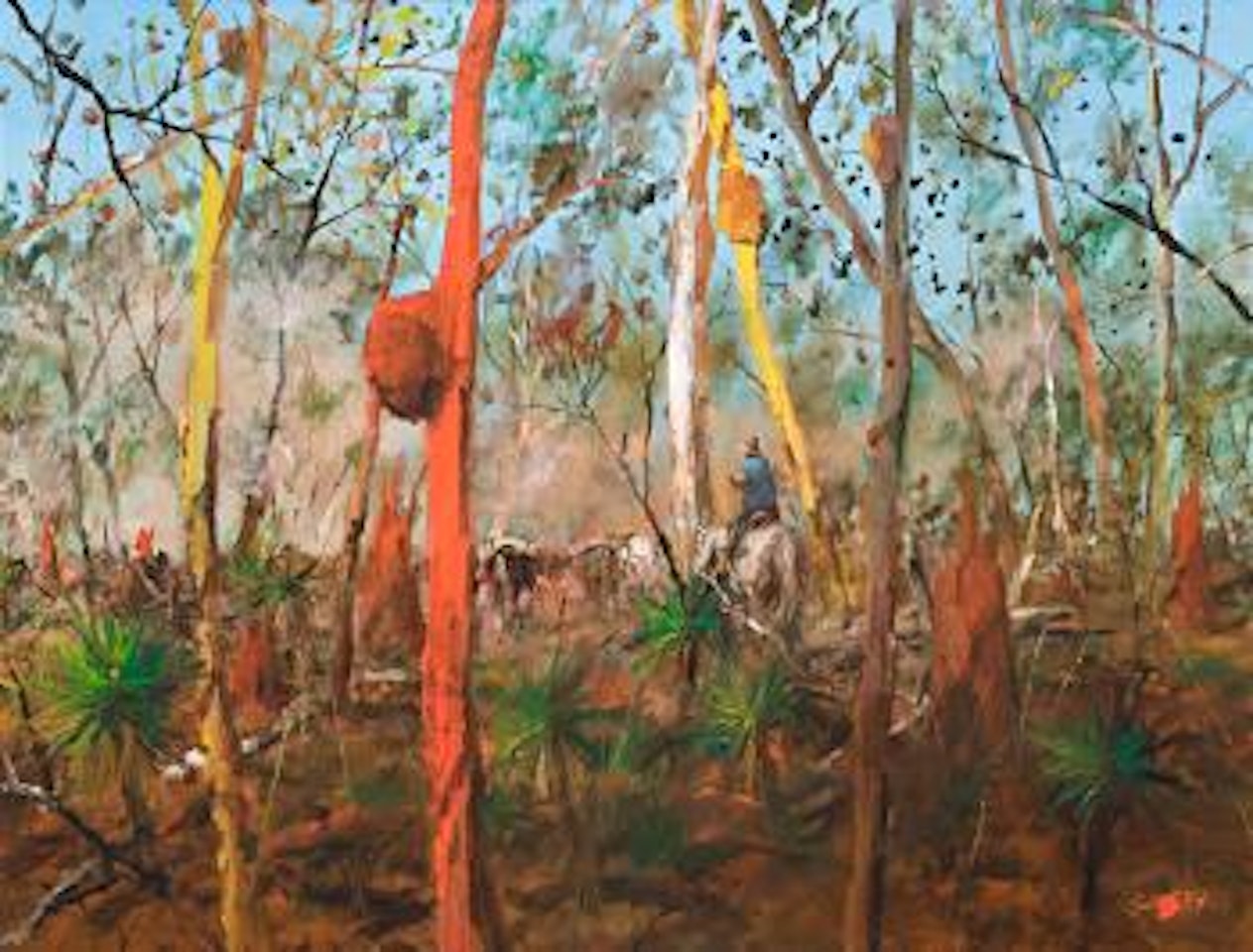 Cattlemen, Cape York Peninsula, North Queensland by Hugh Sawrey
