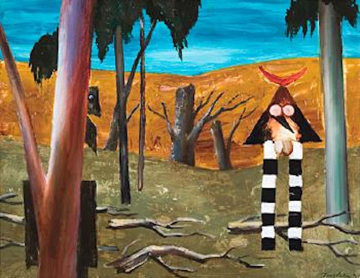 John Batman Encounters Eliza Callaghan by Albert Tucker