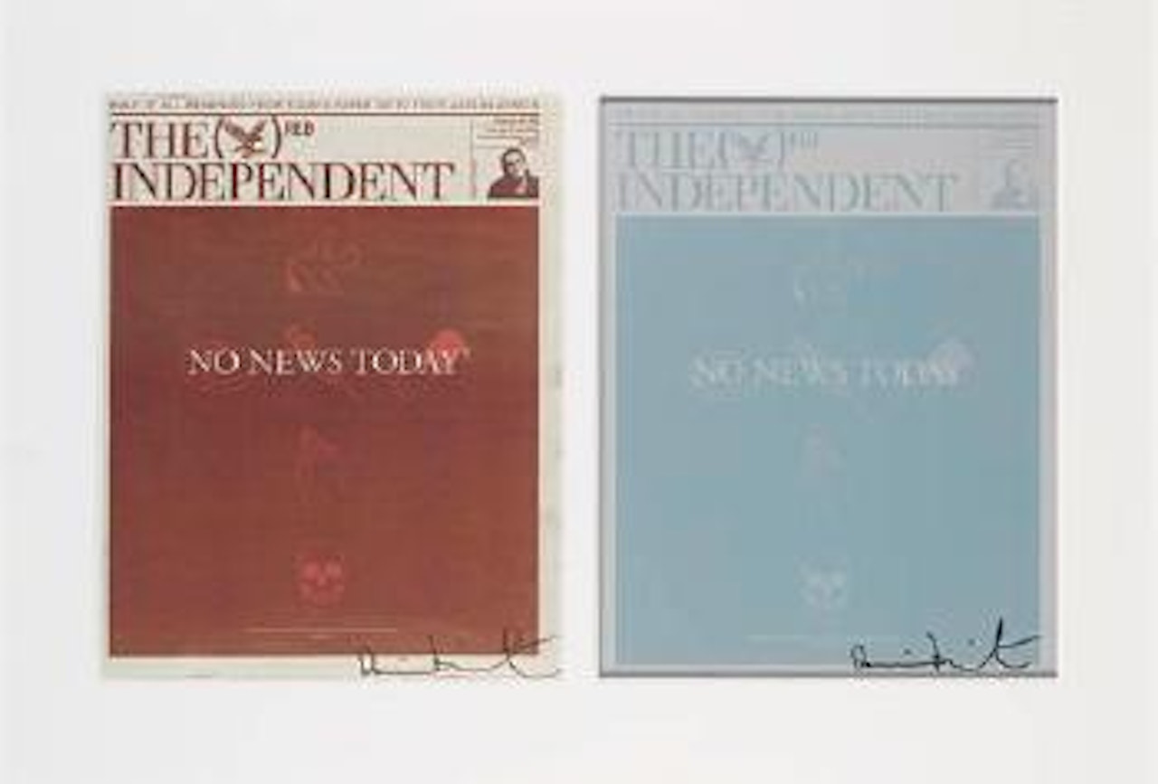 No news today by Damien Hirst