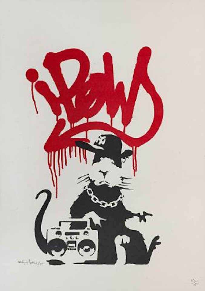 Gangsta rat by Banksy