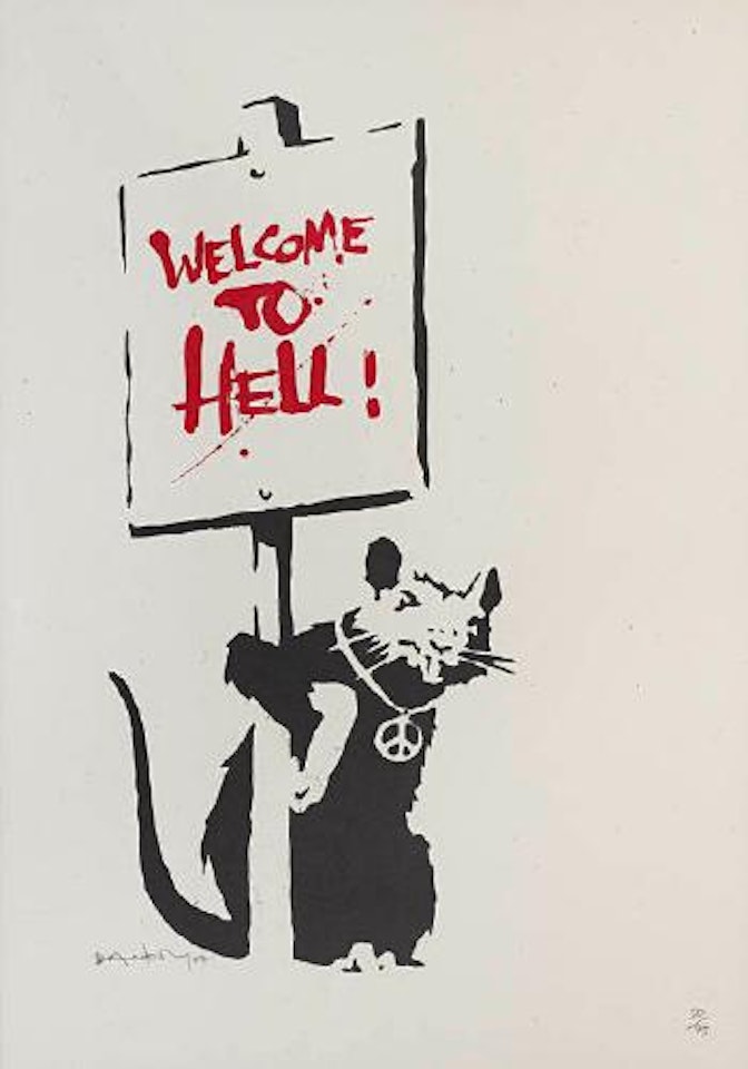 Welcome to hell by Banksy