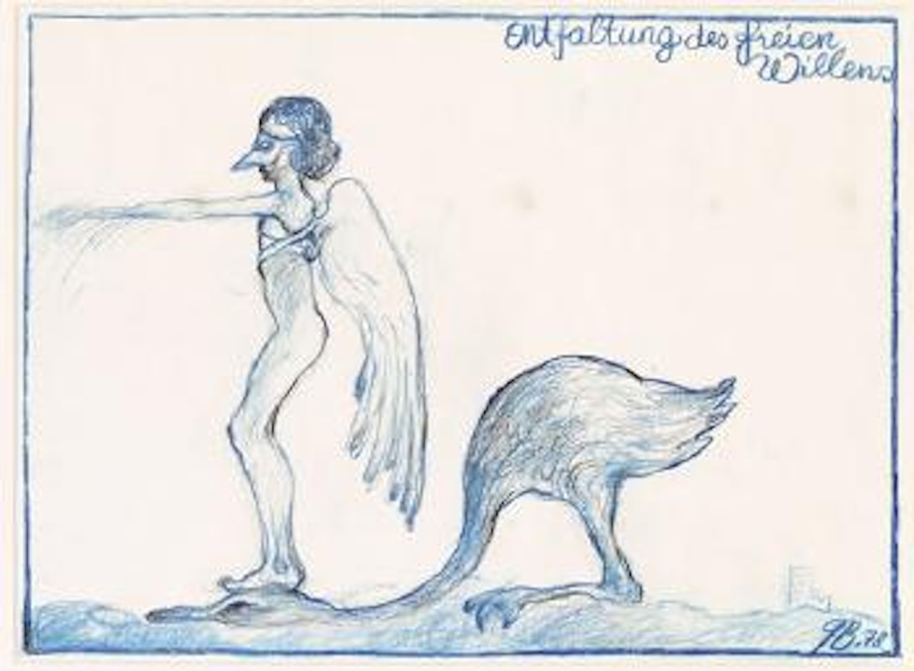 Entfaltung des freien Willens by Gunter Brus
