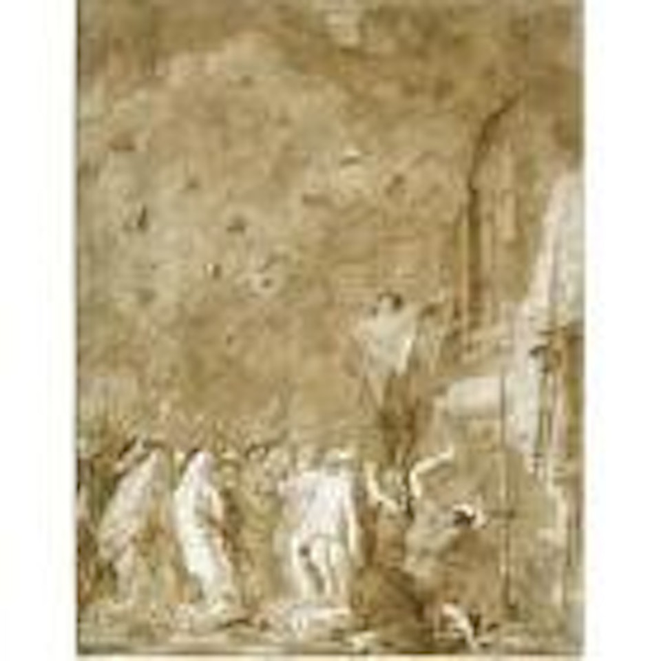 A miracle of St Agatha, or the feast of the purification by Giovanni Domenico Tiepolo