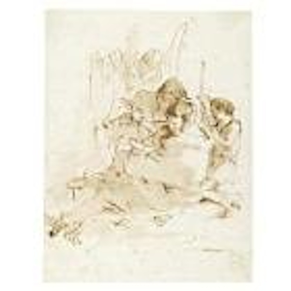 The Holy Family with the youthful St. John and two angels by Giovanni Battista Tiepolo