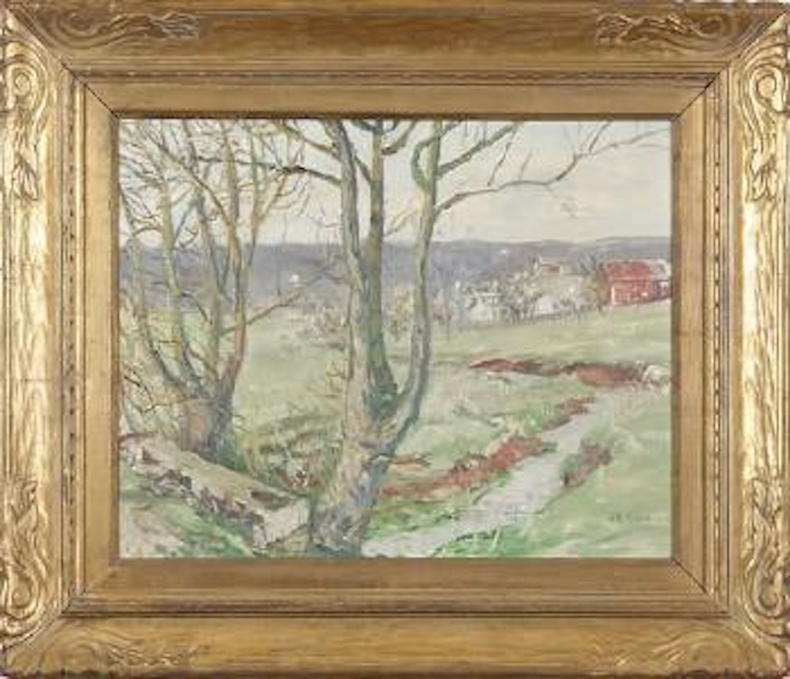 County Line Road, Near Telford Pennsylvania by Walter Emerson Baum