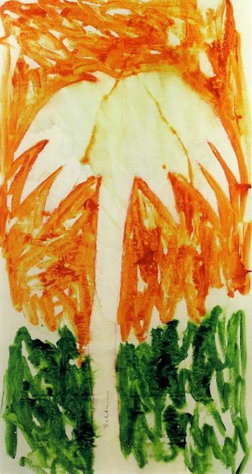 Ohne Titel (Palme) by Mario Schifano