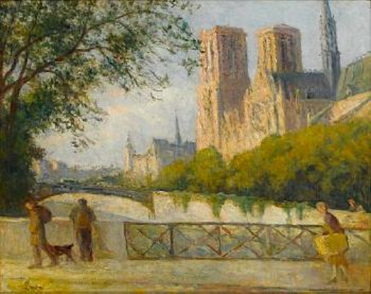 Notre Dame, Paris by Maximilien Luce