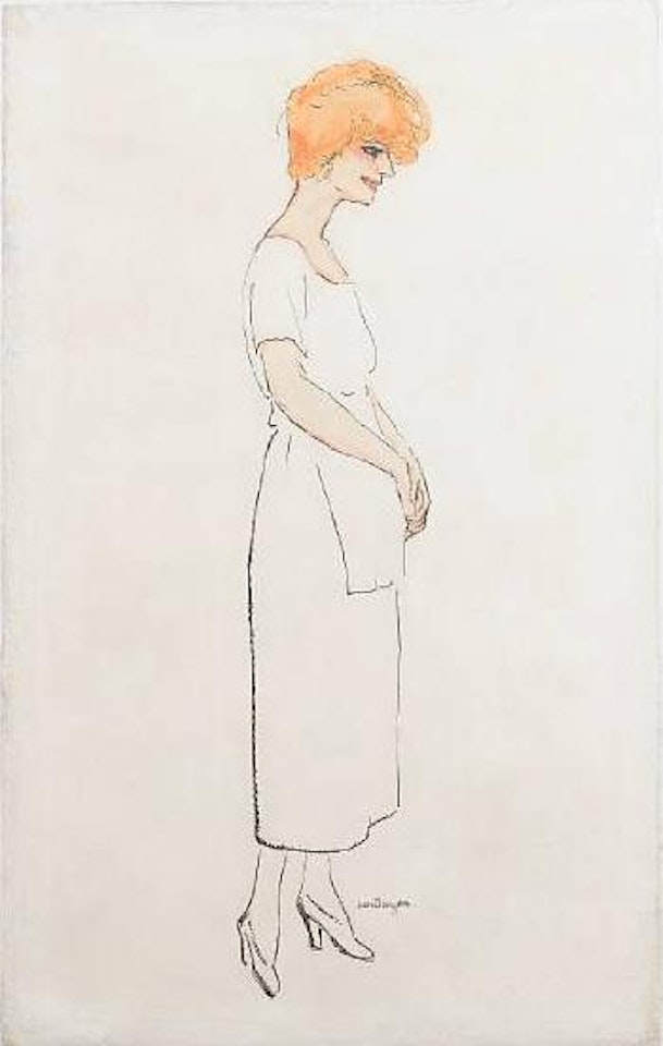 Portrait de femme de profil by Kees van Dongen