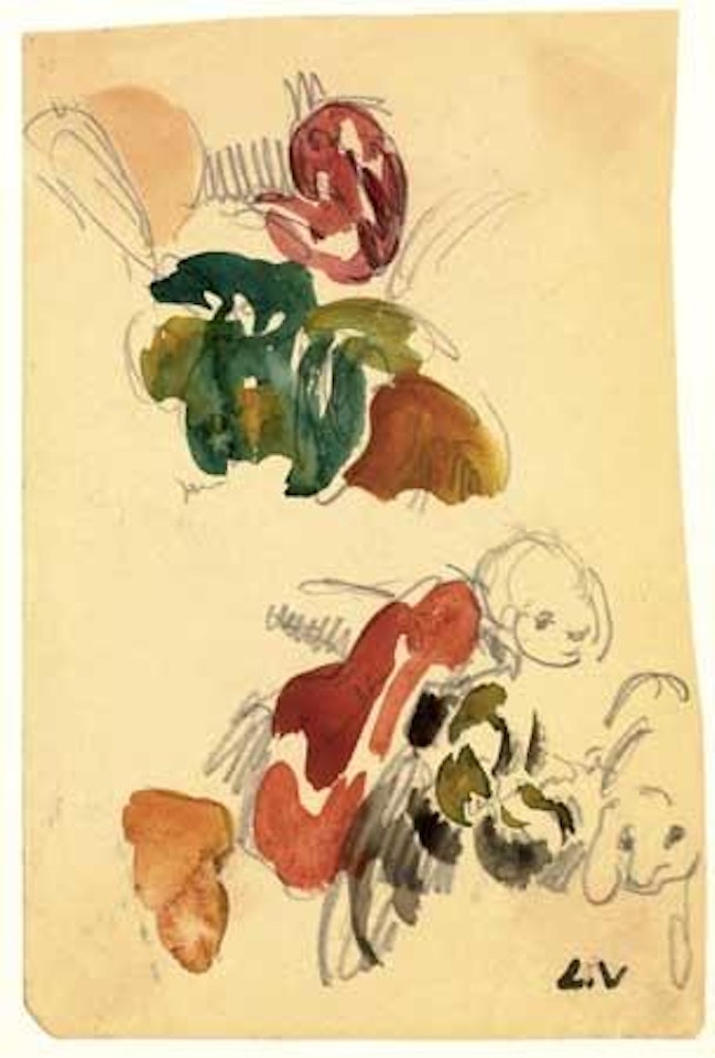 Etude de motifs: Enfant de chien by Louis Valtat