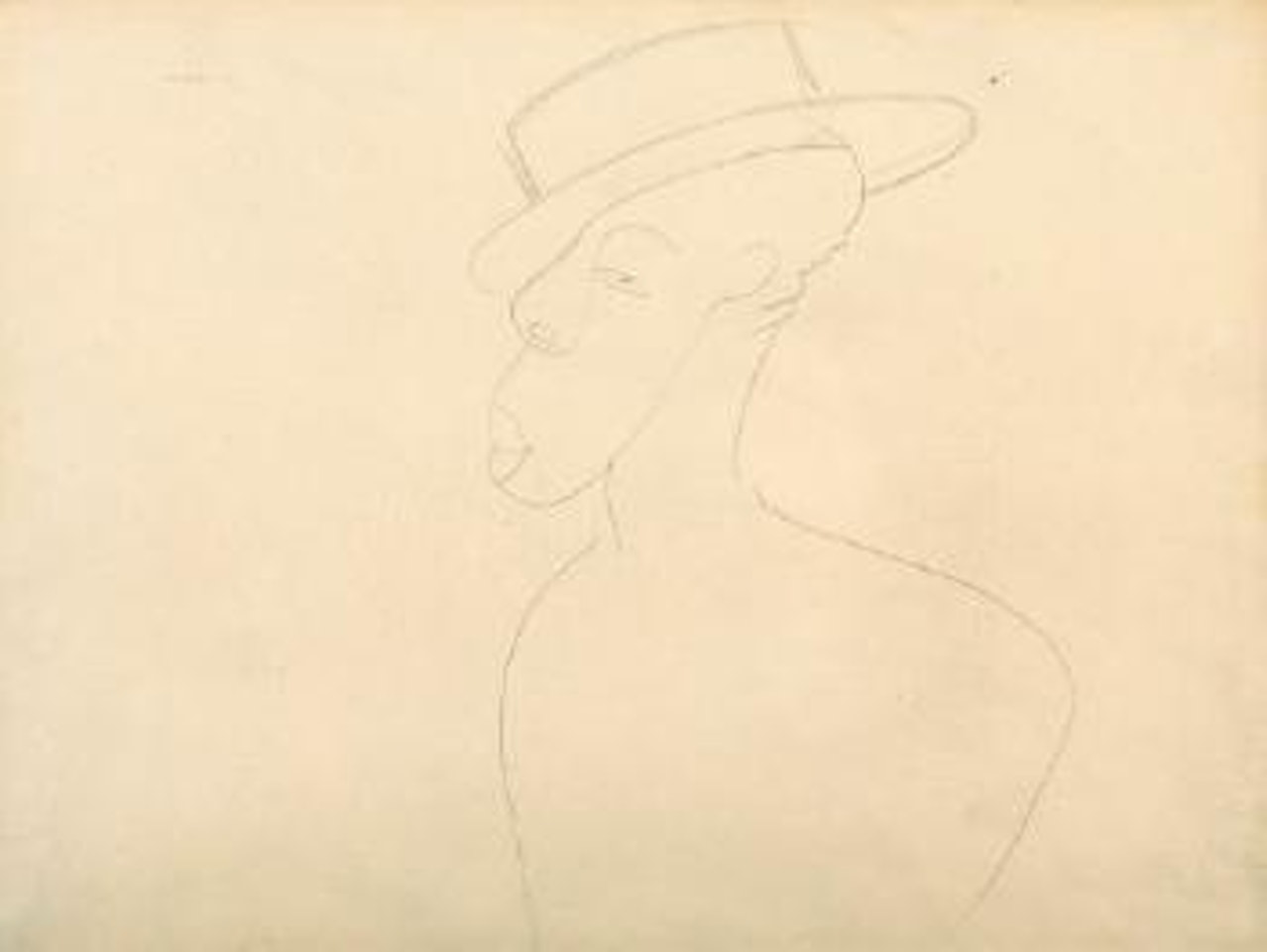 Hombre con sombrero by Miguel Covarrubias
