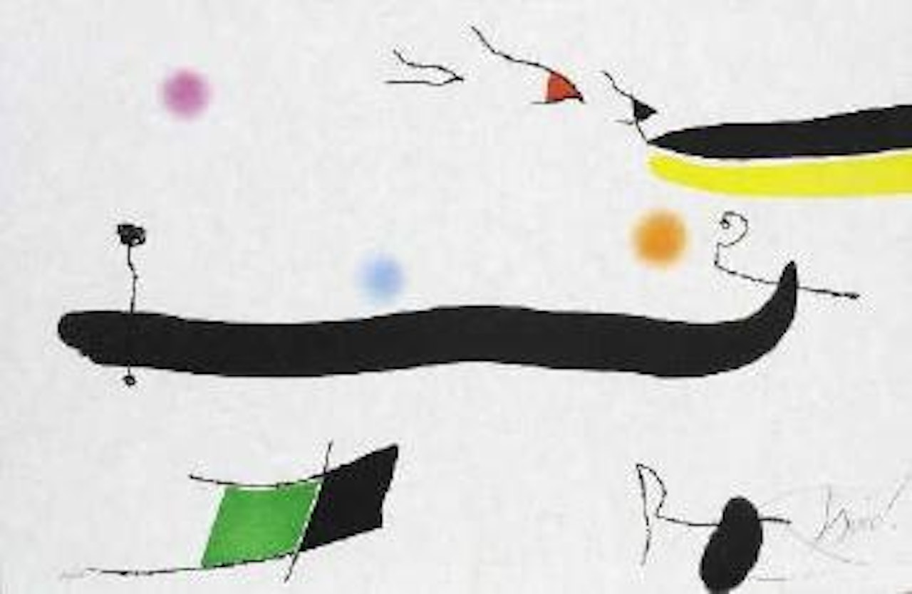 Aus: Le marteau sans maître (Dupin 945) by Joan Miró